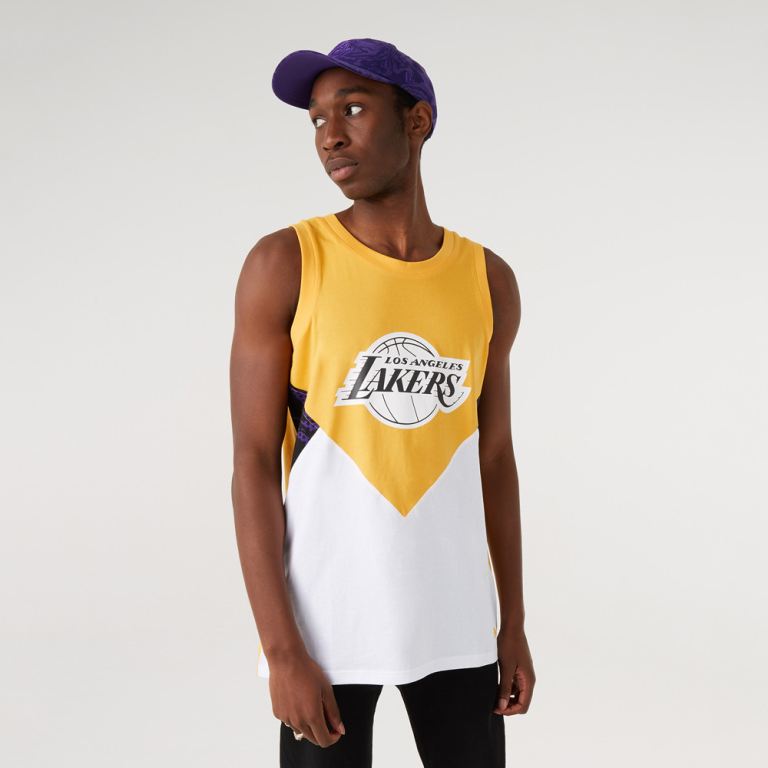 Ropa New Era Nba Morados - LA Lakers Oil Slick Tank Top 63172QRSF